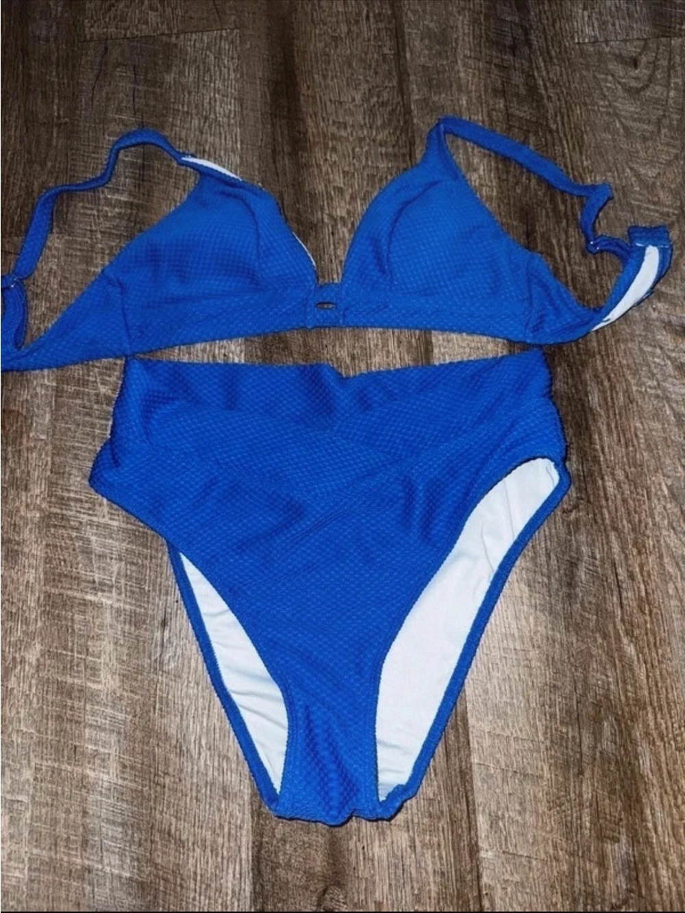 Women’s blue bikini set from cupshe